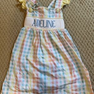 Busy bees smocks dress- Adeline